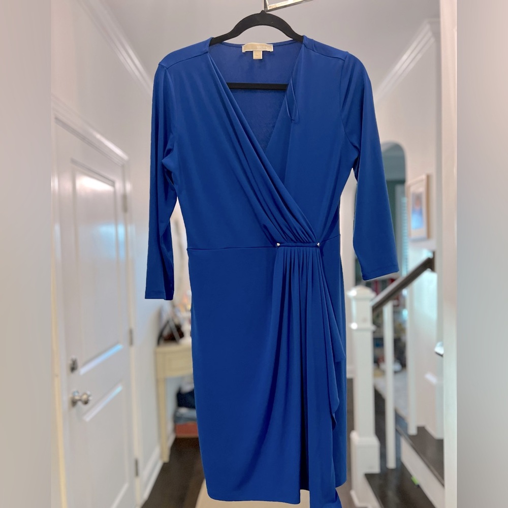 Michael Kors - Deep Colbot 3:4 sleeve dress